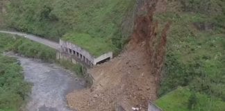 Recuperar la vía al llano tardaría tres meses y dependerá del clima