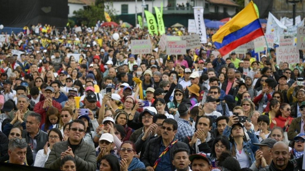 Mayo 28 así son las marchas por paro nacional en Colombia