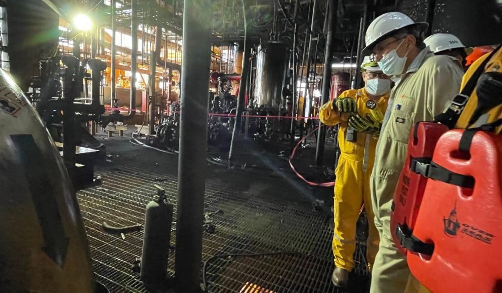 Pemex Investiga Incendio En Plataforma Petrolera Que Afecto Producción