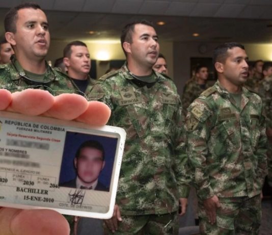 Libreta militar en Colombia