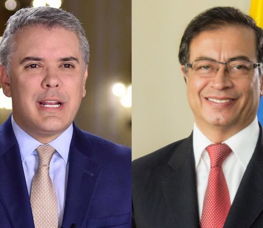 Iván Duque y Gustavo Petro