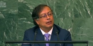 Gustavo Petro, presidente de Colombia, en la Asamblea General de la ONU.