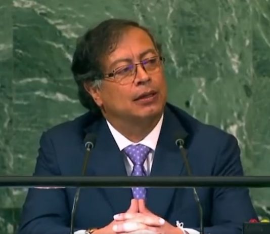 Gustavo Petro, presidente de Colombia, en la Asamblea General de la ONU.