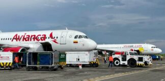 Aviones de Avianca y Viva Air