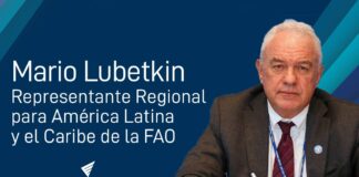 Mario Lubetkin, representante Regional para América Latina y el Caribe de la FAO. Imagen: Cortesía FAO