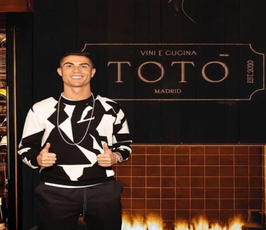 Cristiano Ronaldo Restaurante Toto