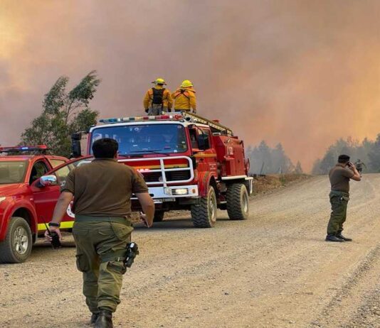 Incendios en Chile