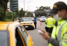 Paro de taxistas en Colombia