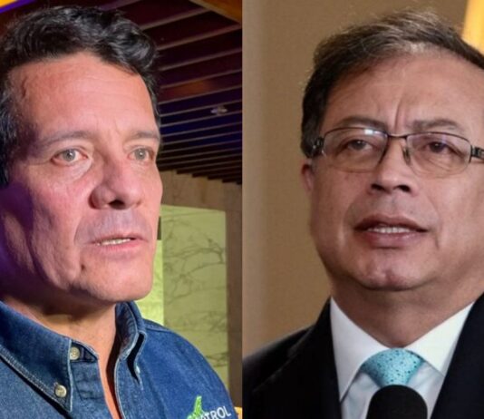 Felipe Bayón de Ecopetrol y presidente Gustavo Petro