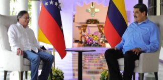 Gustavo Petro y Nicolás Maduro se reunieron en Venezuela