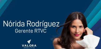 Nórida Rodríguez, nueva gerente de RTVC de Colombia.