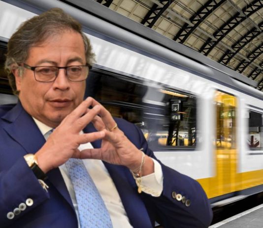 Presidente Gustavo Petro y trenes o ferrocarriles