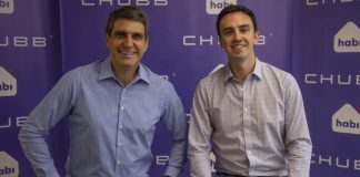 Fabio Cabral, presidente de Chubb Seguros Colombia y Germán Rueda, vicepresidente de crédito Habi Colombia