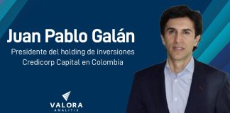 Juan Pablo Galán, presidente del holding de inversiones Credicorp Capital en Colombia