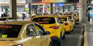 Paro de taxistas en Bogotá