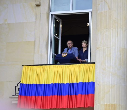 Gustavo Petro en balconazo