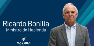 Ricardo Bonilla, ministro de Hacienda. Federación de Cafeteros