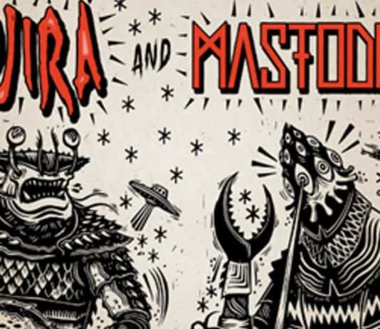 Afiche de concierto de Gojira y Mastodon en Bogotá