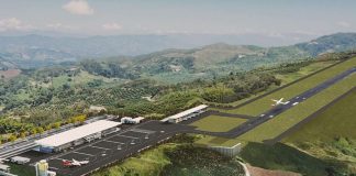 Render del Aeropuerto del Café, que estará ubicado en Caldas, Colombia