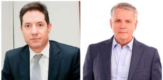 César Prado y Gerardo Silva presidentes Banco de Bogotá y Occidente