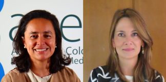 Ana María Vesga, nueva presidenta de ACMI y Paula Acosta, expresiente de ACEMI