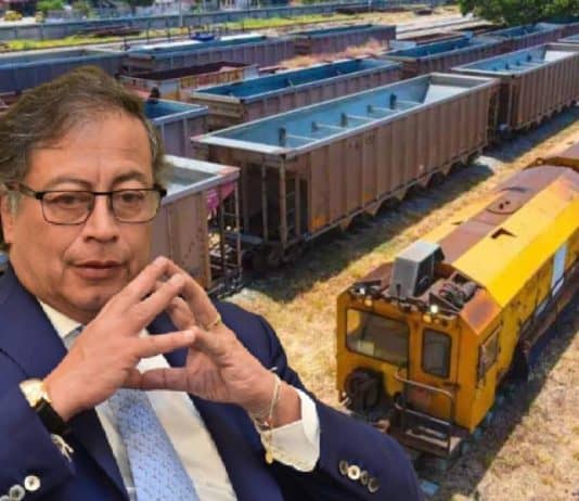 Gustavo Petro y plan de ferrocarriles en Colombia