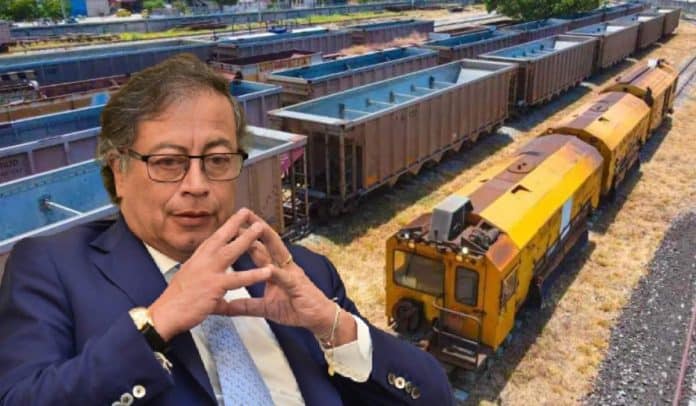 Gustavo Petro y plan de ferrocarriles en Colombia