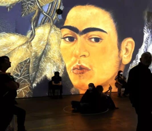 La exposición inmersiva “Vida y obra de Frida Kahlo”