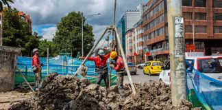 Obras en Bogotá, trabajos, proyectos