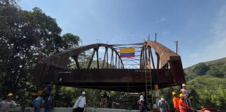 Puente El Alambrado sobre el río La Vieja