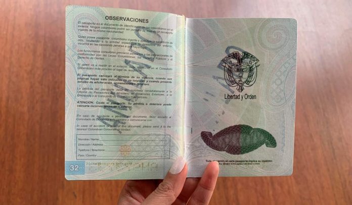 Pasaportes en Colombia