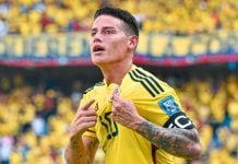 James Rodríguez, cerca de ser el máximo goleador de la Selección Colombia.