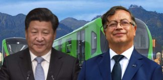 Xi Jinping y Gustavo Petro