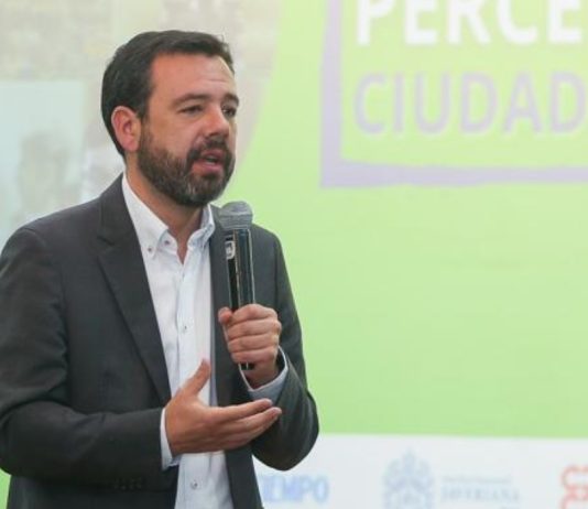 Carlos Fernando Galán alcalde electo en evento de Bogotá Cómo Vamos