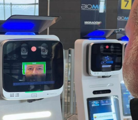 Identificación biométrica en aeropuertos de Colombia