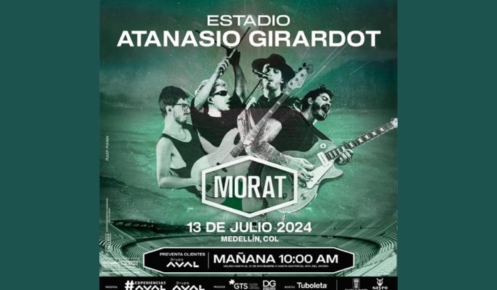 Morat: conozca precios para concierto en Medellín.