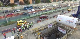 Obras troncal TransMilenio Avenida 68