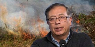 Gustavo Petro e incendios en Colombia