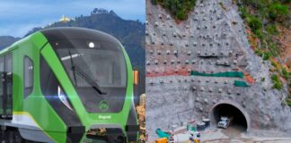 Megaobras del metro de Bogotá y Túnel del Toyo en Antioquia