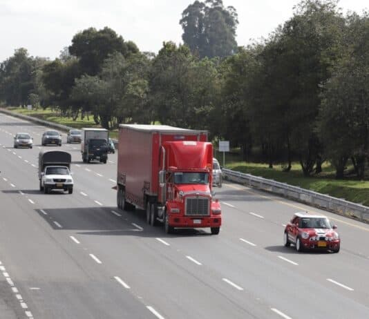 Movilización de toneladas en el transporte de carga en Colombia
