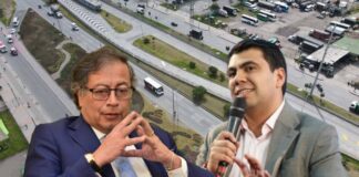 Gustavo Petro y alcalde de Soacha