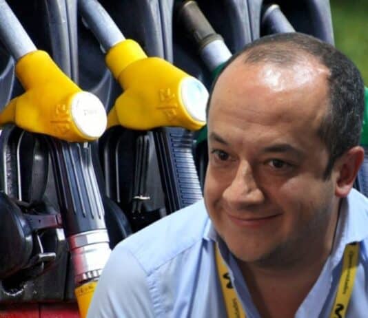 Carlos Enríquez viceministro de Transporte y precios del diésel
