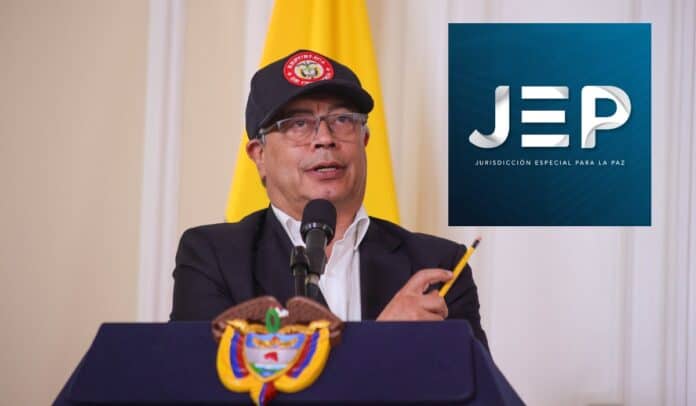 Presidente Gustavo Petro critica el papel de la JEP en la verdad