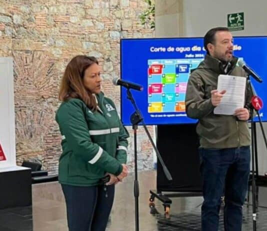 Carlos Fernando Galán y Natasha Avendaño anuncian cambios en racionamiento de Bogotá