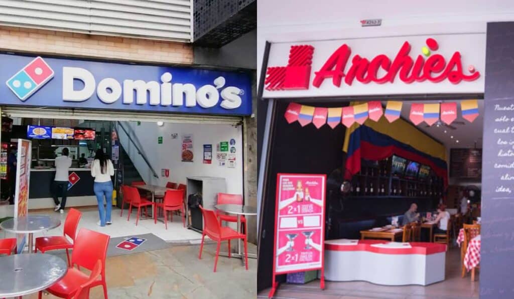 Restaurantes Domino's y Archies