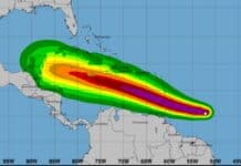 Magnitud del huracan Beryl