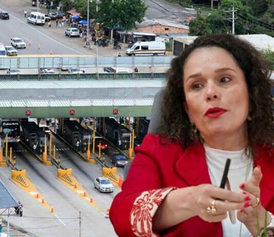 Ministra de Transporte y peajes en colombia