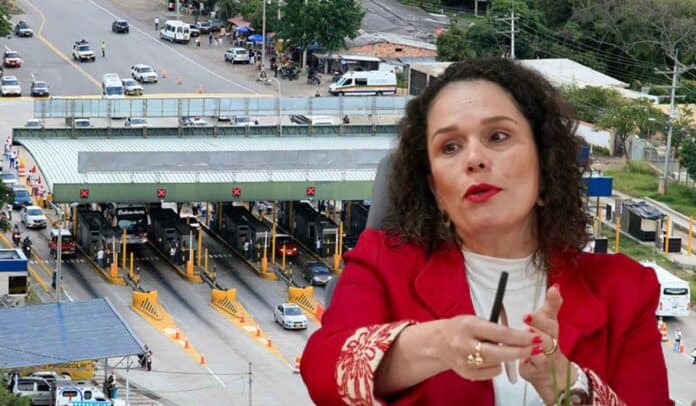 Ministra de Transporte y peajes en colombia