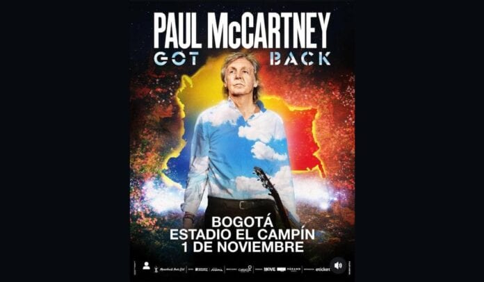 Paul McCartney volverá a dar un concierto en Bogotá.