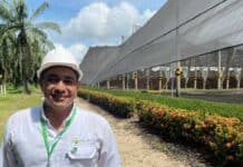 Yesid Hernández, técnico de la planta de biocompost de Palmas del Cesar